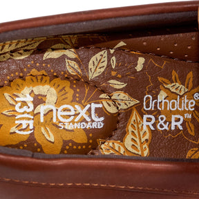 Next Brown Leather Loafers