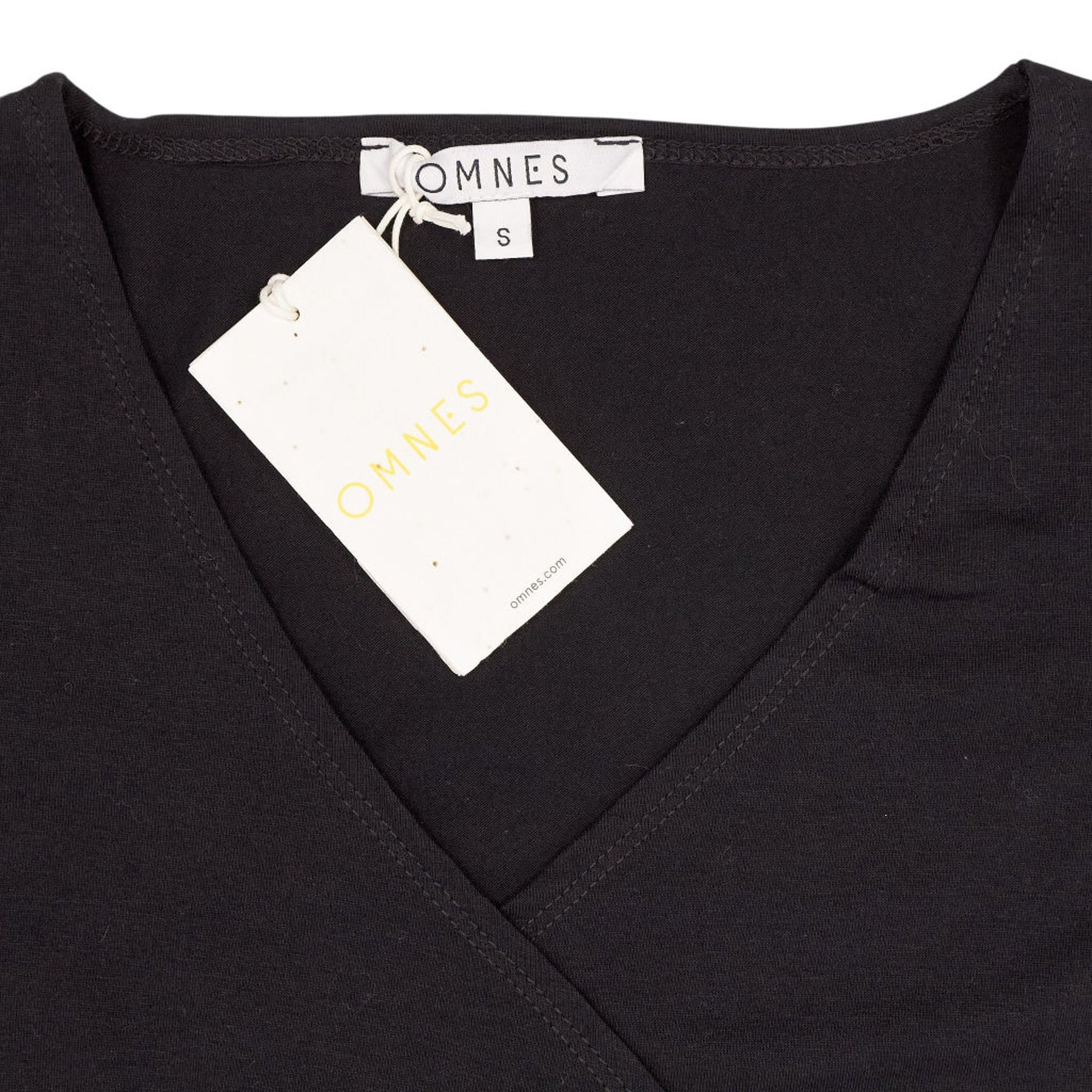 OMNES Black Hilary Jersey Top