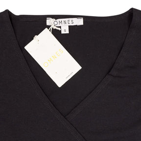OMNES Black Hilary Jersey Top