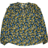 Hush Dark Pop Floral Sierra Frill Blouse