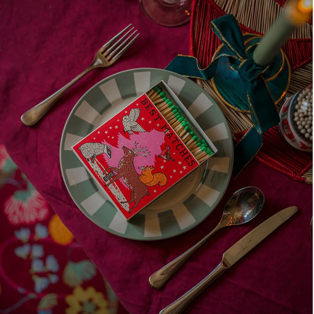 Archivist Christmas Square Luxury Matches