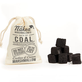 Cookies & Cream of Gourmet Marshmallows Coal Gift Bag