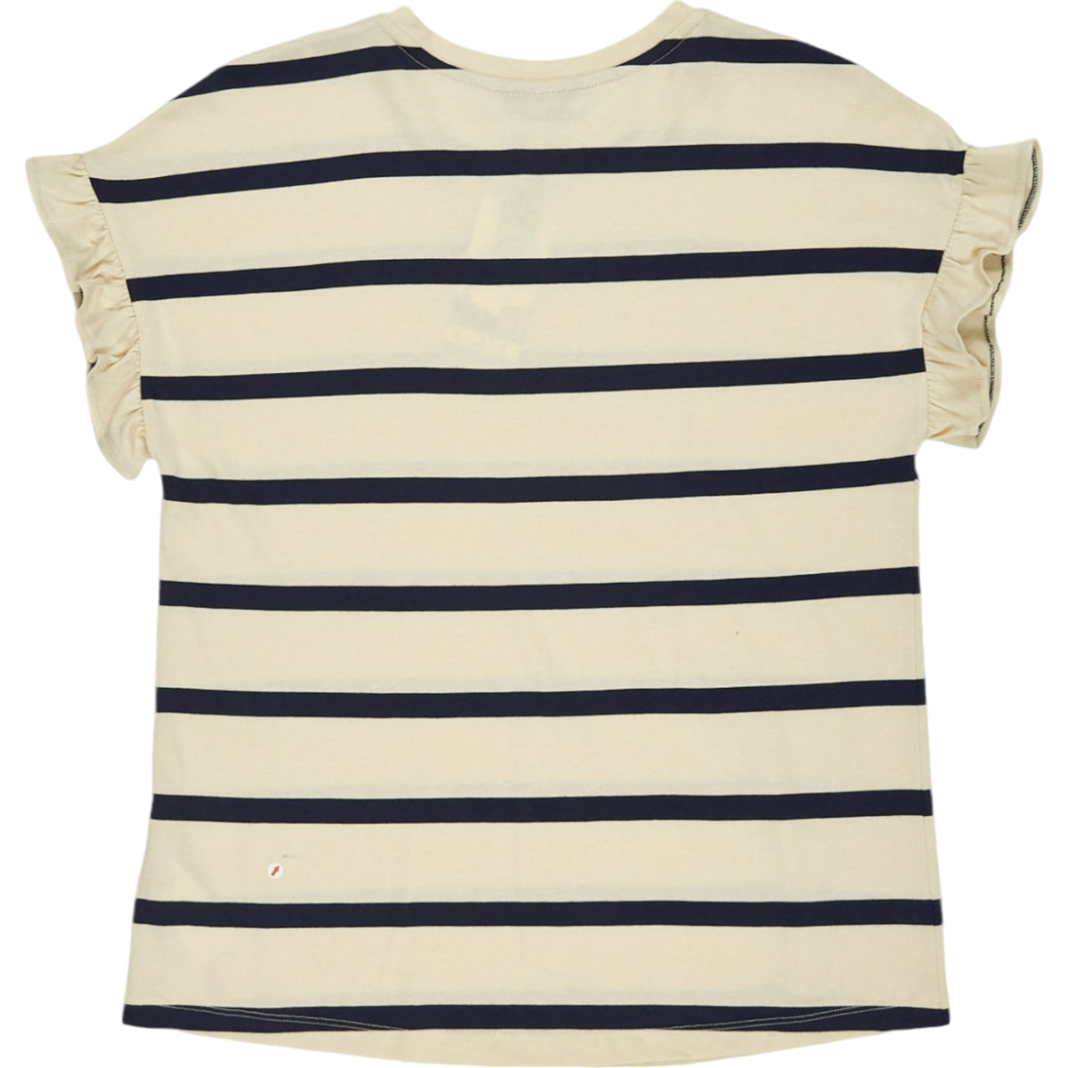 Joules Cream Navy Stripe Top
