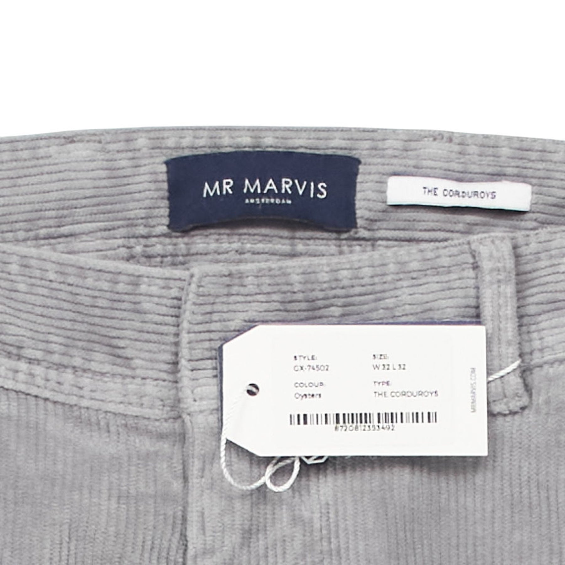 Mr Marvis Grey Corduroy Trousers