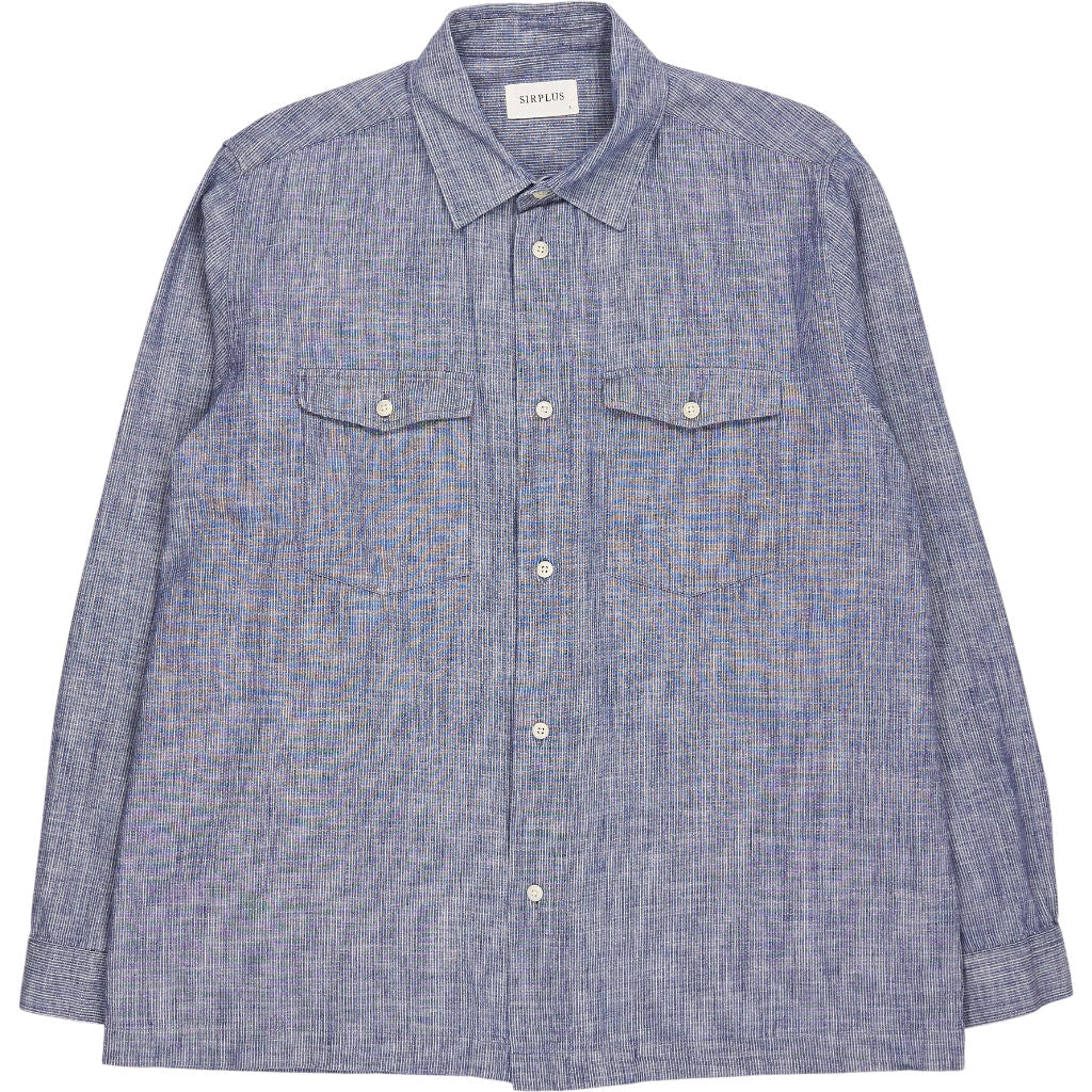 Sirplus Blue Long Sleeve Shirt