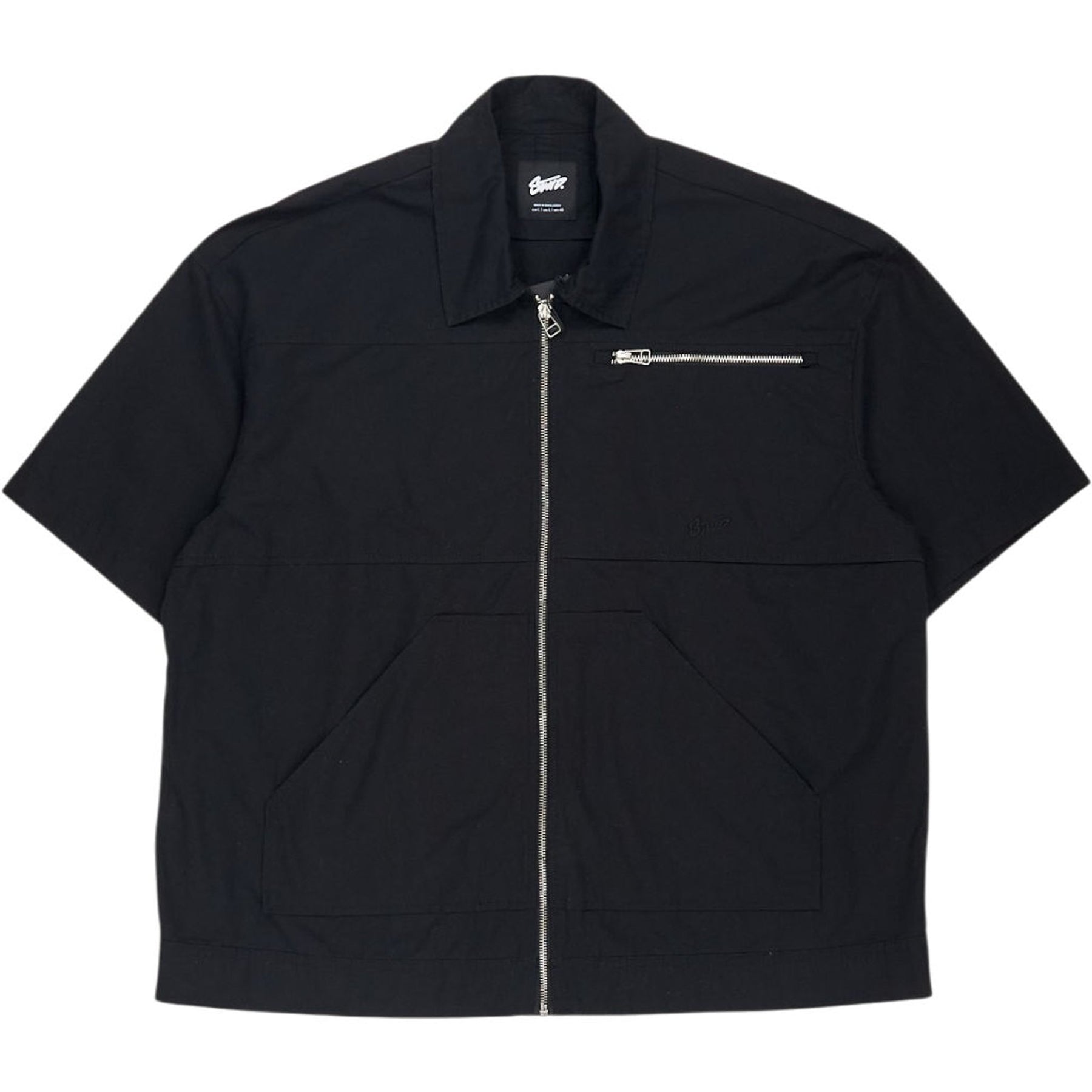 Pull & Bear. Black Zip-Up Jacket