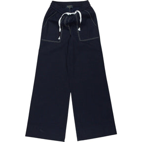 WYSE Navy Wide Leg Trousers