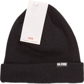Globe Black Recycled Polyester Beanie Hat