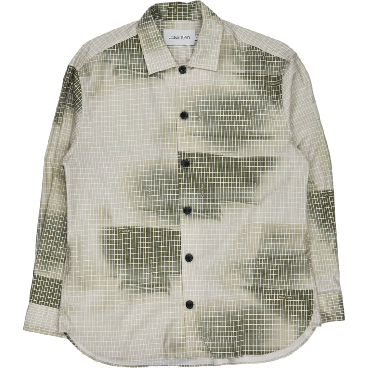 Calvin Klein Green Checkered Shirt
