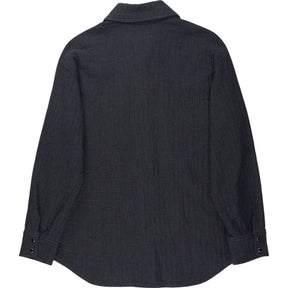 YMC Grey Quilted Overshirt
