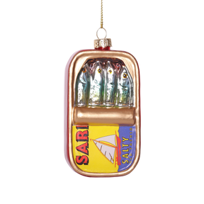 Sardines Can Glass Decoration