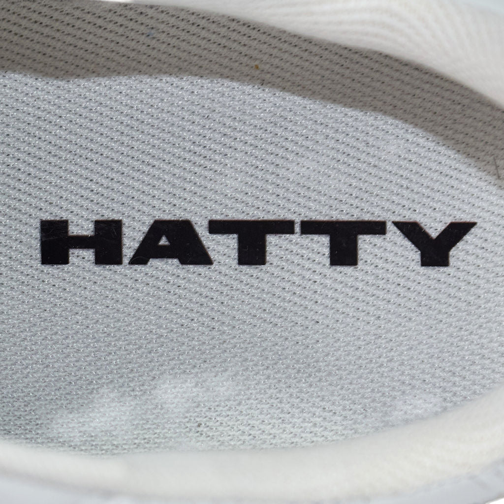 Hatty White Leather Court Sneakers