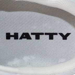 Hatty White Leather Court Sneakers