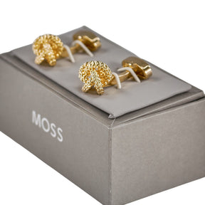 Moss Gold Tone Knot Cufflinks