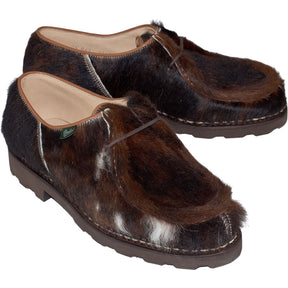 Paraboot Brown Fur Slip-On Shoes