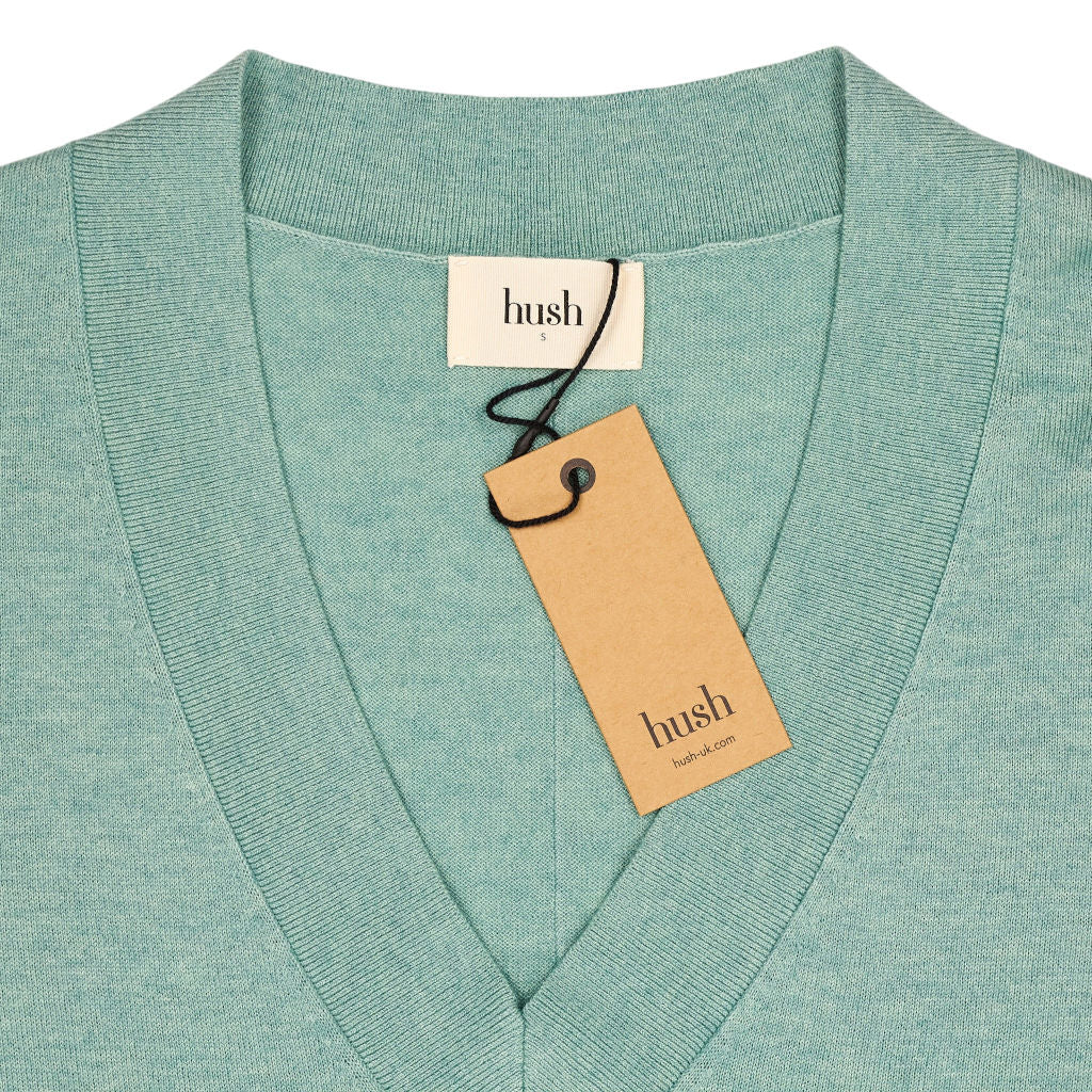 Hush Soft Sage Bonnie Relaxed V Jumper