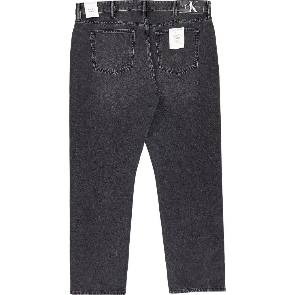 Calvin Klein Washed Black Regular Taper Jeans