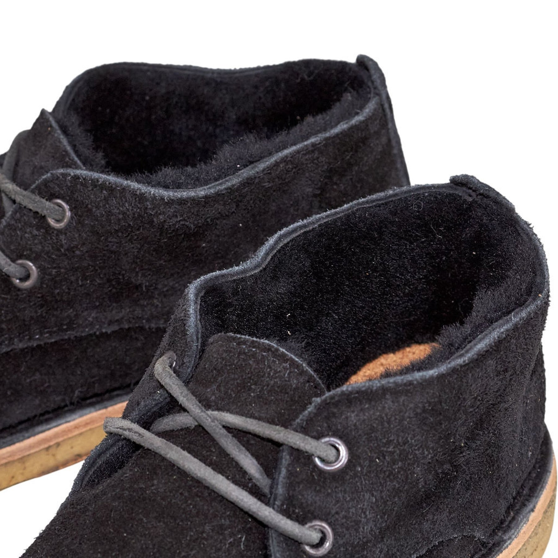 YMC Black Suede Desert Boots