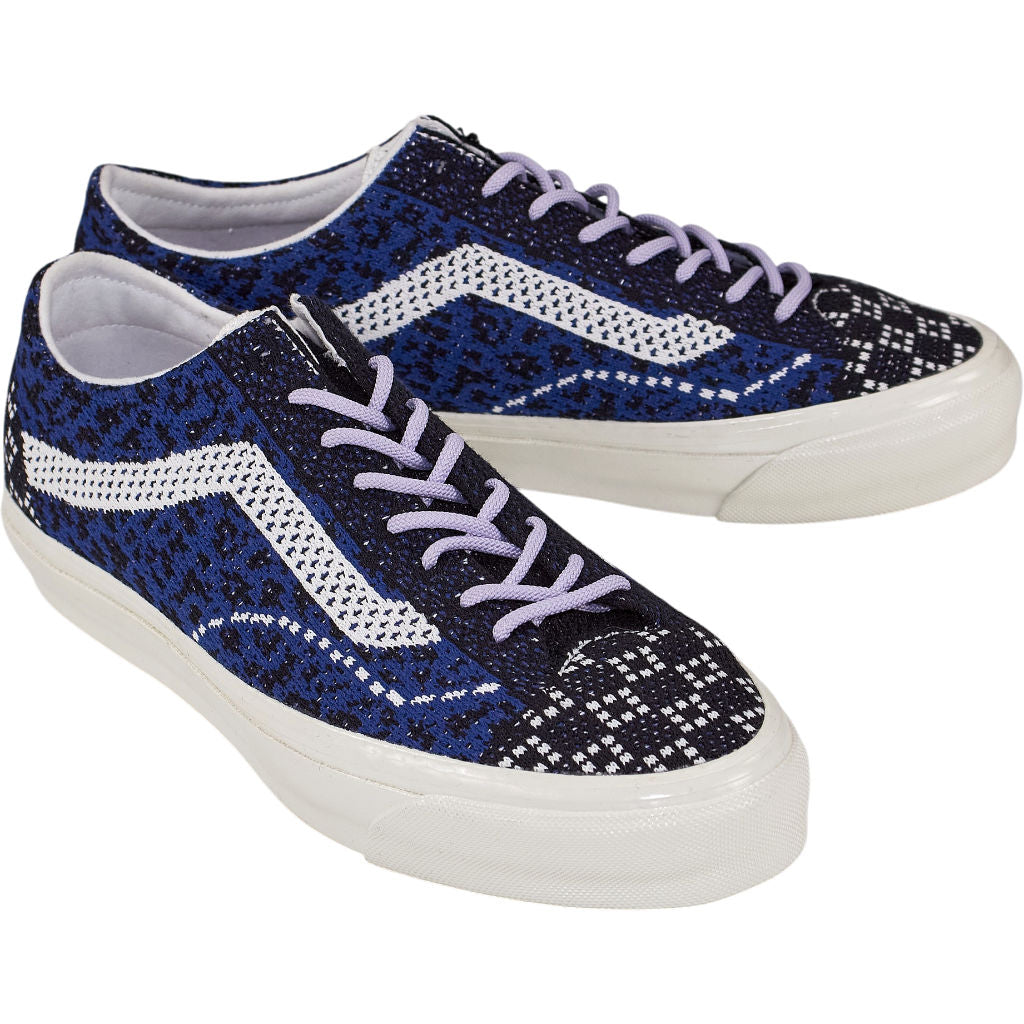 Vans Black Blue Patterned Trainers