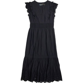 WYSE Black Olive Midi Dress