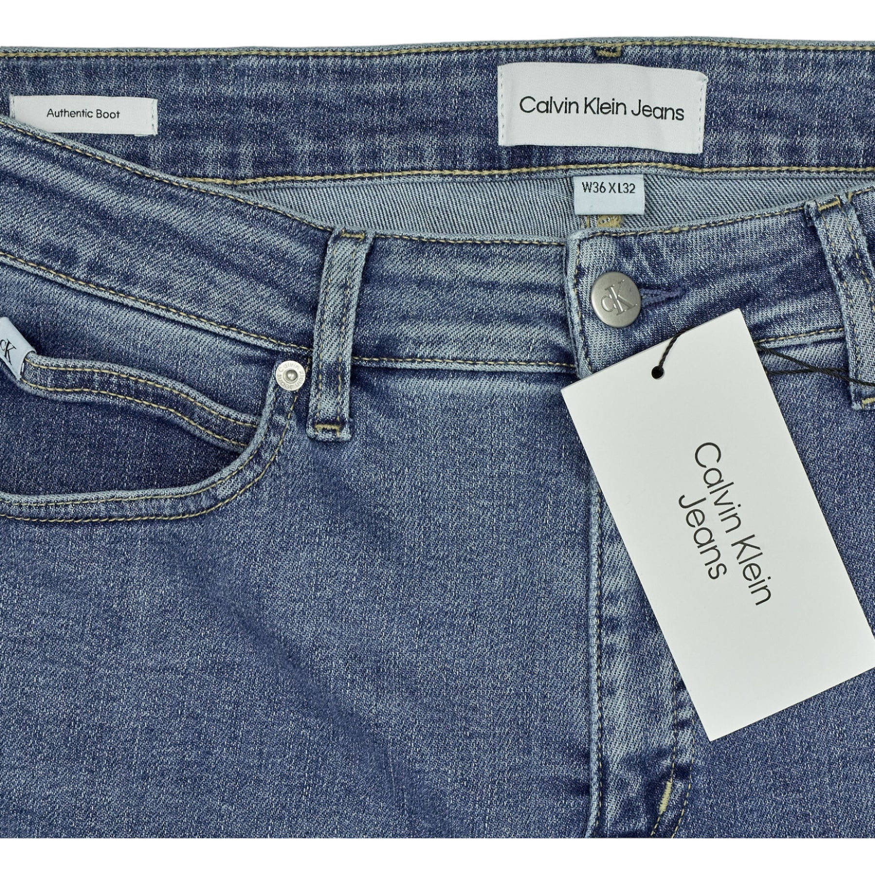 Calvin Klein Blue Authentic Boot Jeans