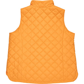 Lands' End Orange Quilted Vest