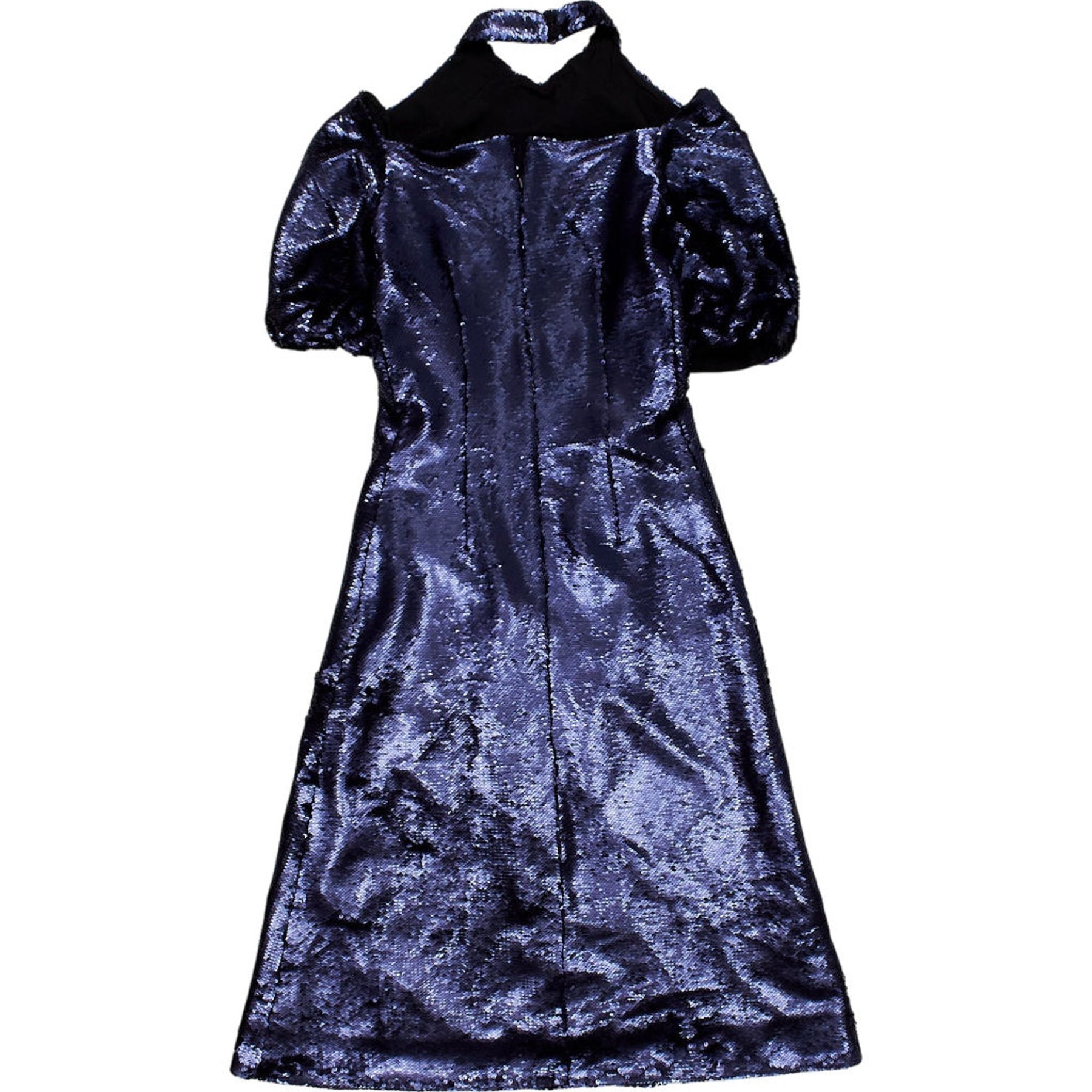 Emilia Wickstead Blue Sequin Dress