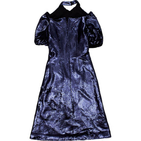 Emilia Wickstead Blue Sequin Dress