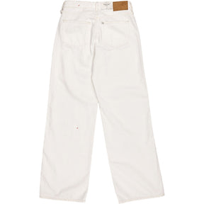 H&M White Baggy Wide Jeans