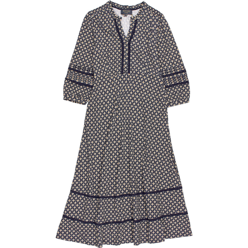 Wyse Midnight Geo Alina Ponte Dress