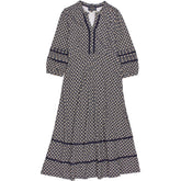 Wyse Midnight Geo Alina Ponte Dress