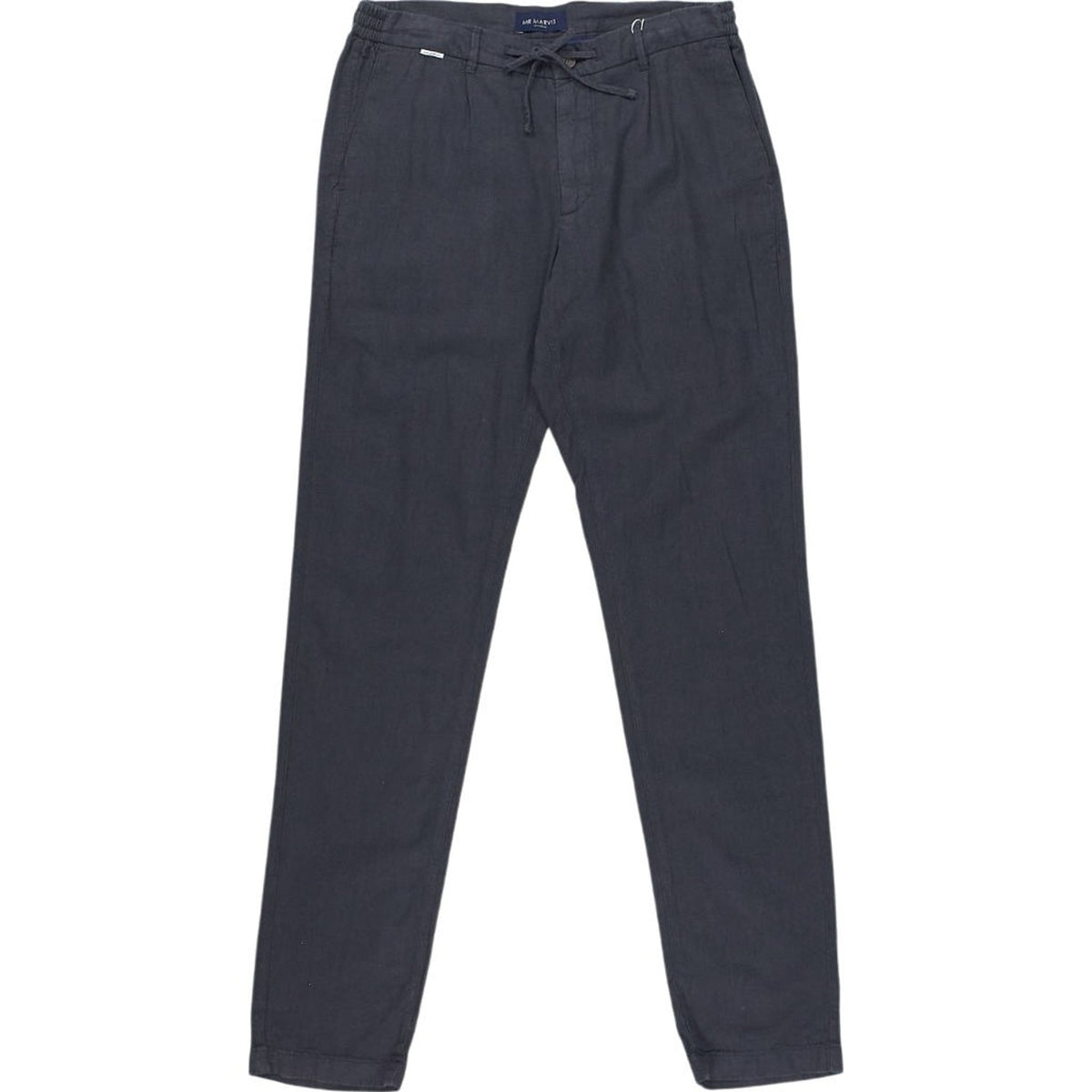 MR MARVIS Grey Linen Trousers