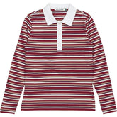 Baukjen Burgundy Esra Organic Cotton Polo Top