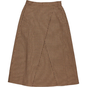 WYSE Brown Check Skirt