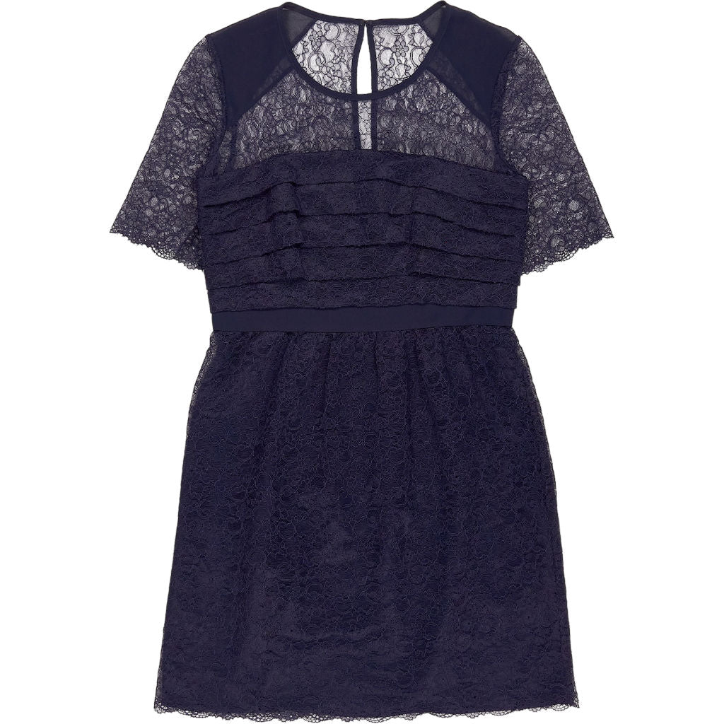 Whistles Navy Lace Dress