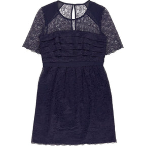 Whistles Navy Lace Dress