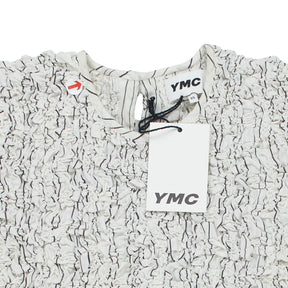 YMC Ecru Striped Grapevine Top