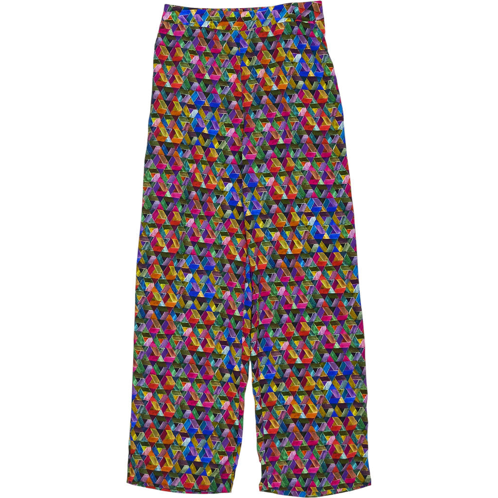 NRBY Multicolour Silk Trousers