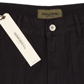 Uniform Bridge Black HBT Deck Pants