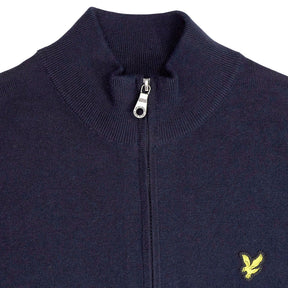 Lyle & Scott Navy Zip Cardigan