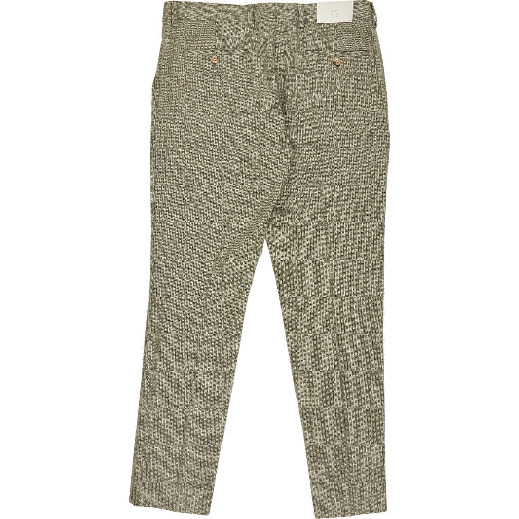 Moss Green Slim Fit Trousers