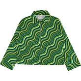 Ilk + Ernie Green Patterned Jacket