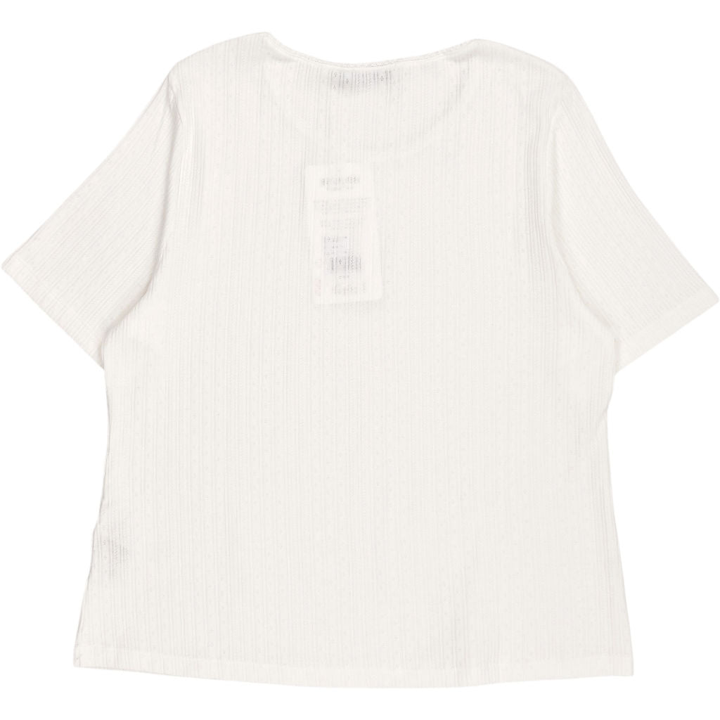 Baukjen White Gabriella Organic Rib Tee