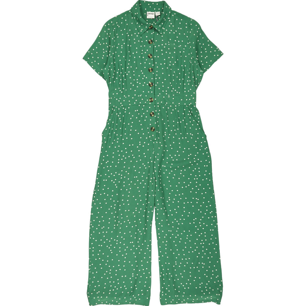 Joanie Green Max Polka Jumpsuit