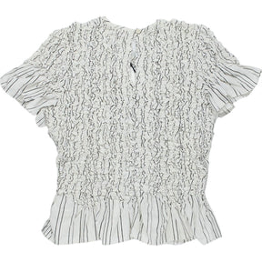 YMC Ecru Striped Grapevine Top