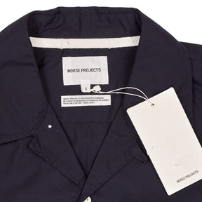 Norse Projects Dark Navy Carsten Poplin Shirt