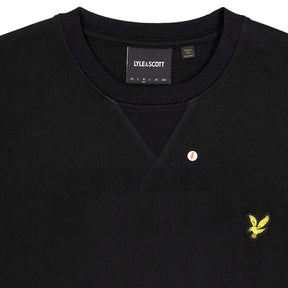 Lyle & Scott Black Crew Neck Sweatshirt