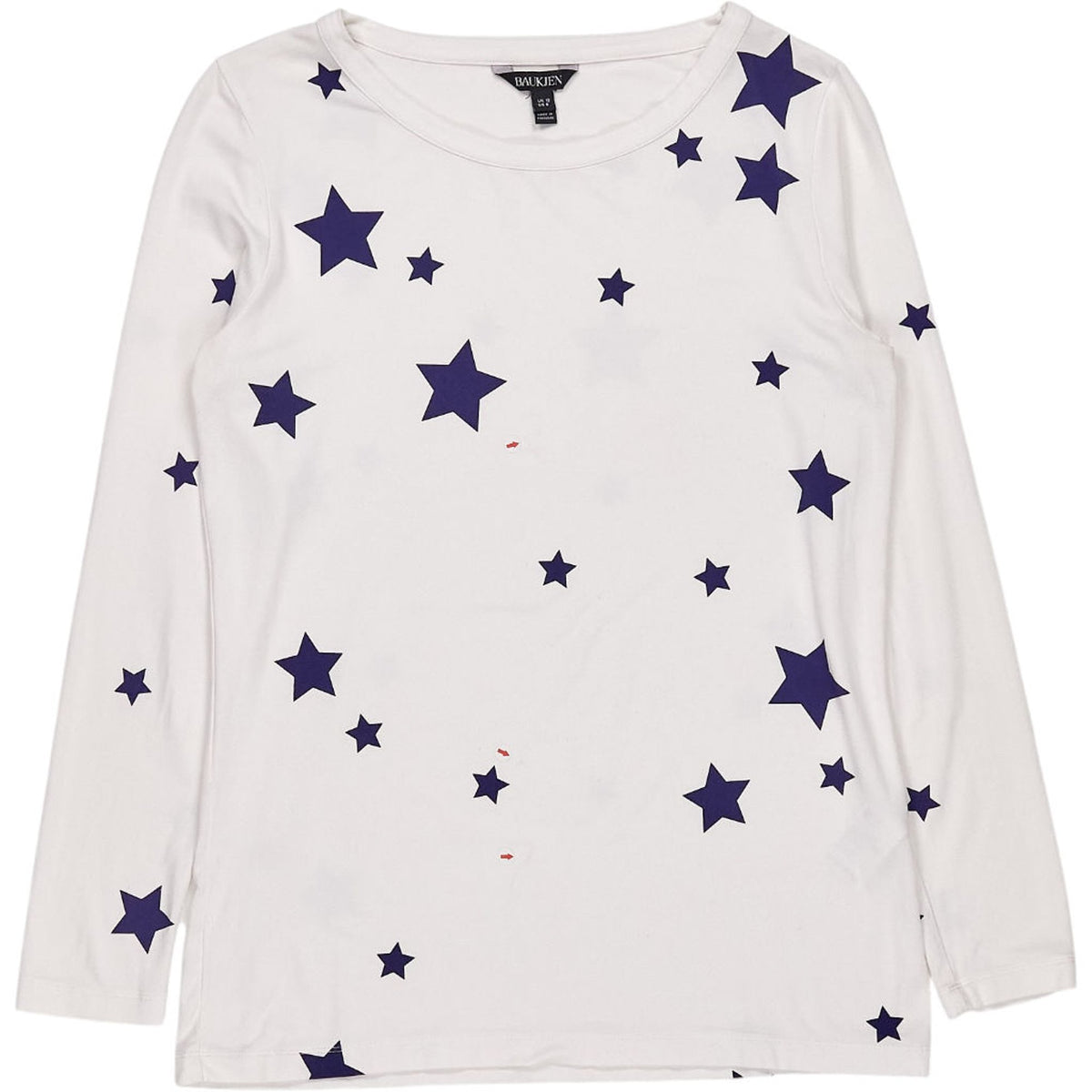 Baukjen White Star Print Long Sleeve Top