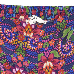 NRBY Multicolour Silk Floral Trousers