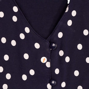 Baukjen Navy Polka Dot Dress